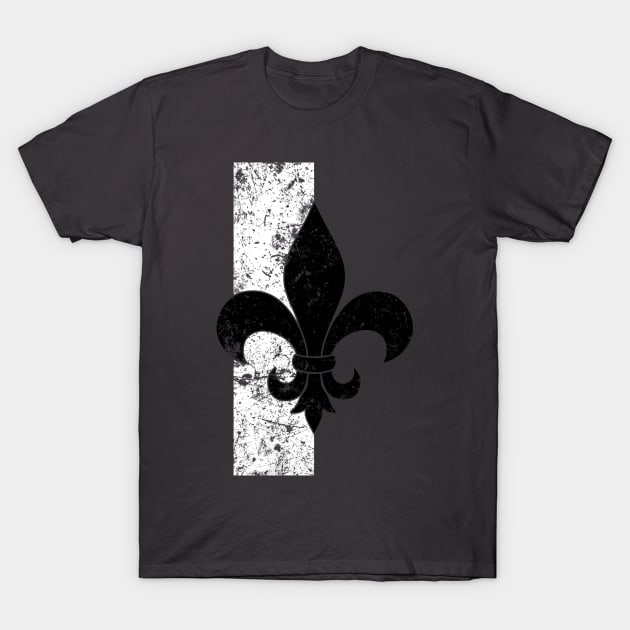 Fleur de lis Sacred Rose T-Shirt by SimonBreeze